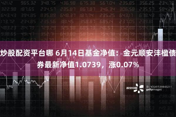 炒股配资平台哪 6月14日基金净值：金元顺安沣楹债券最新净值1.0739，涨0.07%