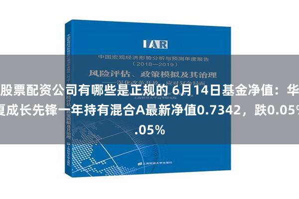 股票配资公司有哪些是正规的 6月14日基金净值：华夏成长先锋一年持有混合A最新净值0.7342，跌0.05%