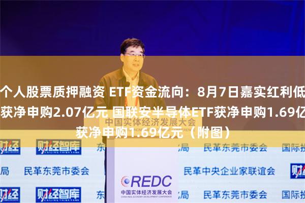 个人股票质押融资 ETF资金流向：8月7日嘉实红利低波ETF基金获净申购2.07亿元 国联安半导体ETF获净申购1.69亿元（附图）