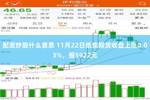 配资炒股什么意思 11月22日纸浆期货收盘上涨0.03%，报5922元